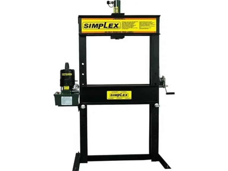 Simplex IMD3014, 30 Ton (266,9 kN), H-Frame Hydraulic Press with RDA3014 Double-Acting Cylinder and P140D Manual Pump